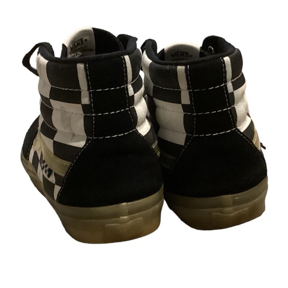 Vans Skateboard Sk8 Classic Hi-Top Oversized Checkerboard 12 - Picture 11 of 14